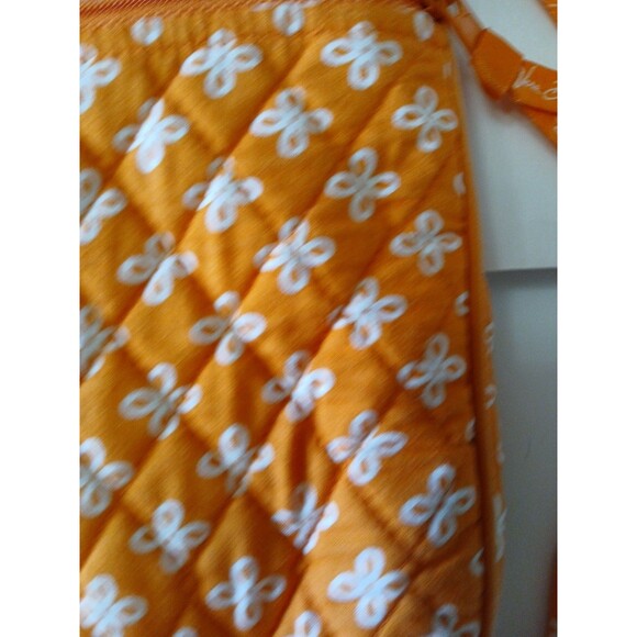 Vera Bradley University Of Tennessee Triple Zip Hipster Purse Orange/White Desig - Picture 5 of 16